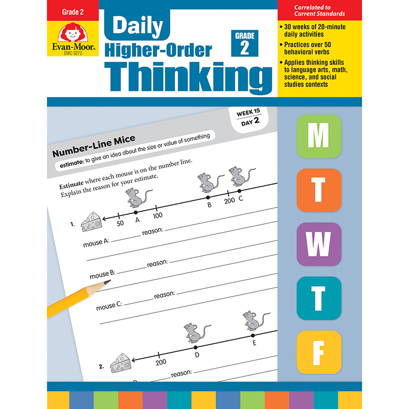 Emc3272 Daily Higher-order Thinking, Grade 2