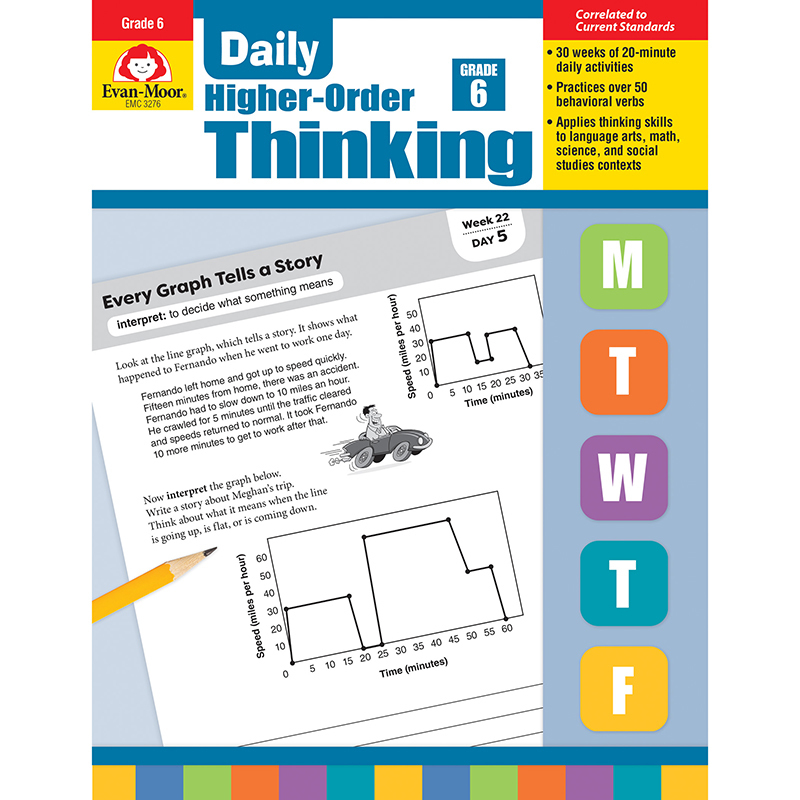 Emc3276 Daily Higher-order Thinking, Grade 6