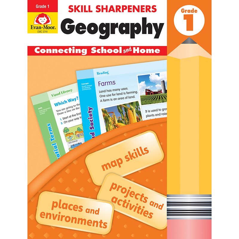 Emc3741 Skill Sharpeners Geography, Grade 1 - Activity Book