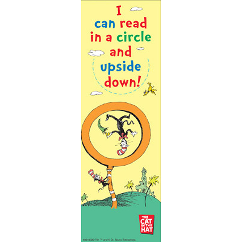 Eu-834302bn Dr Seuss I Can Read In A Circle & Upside Down Bookmarks - Pack Of 6