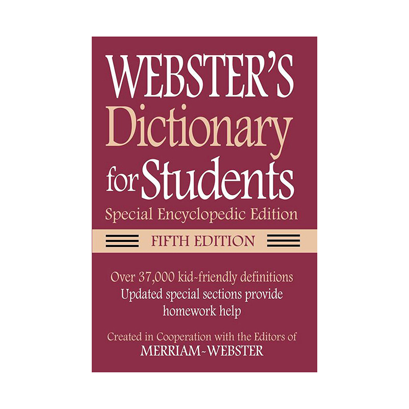 Fsp9781596951686bn Webster Dictionary For Students Special Encyclopedic 5th Edition