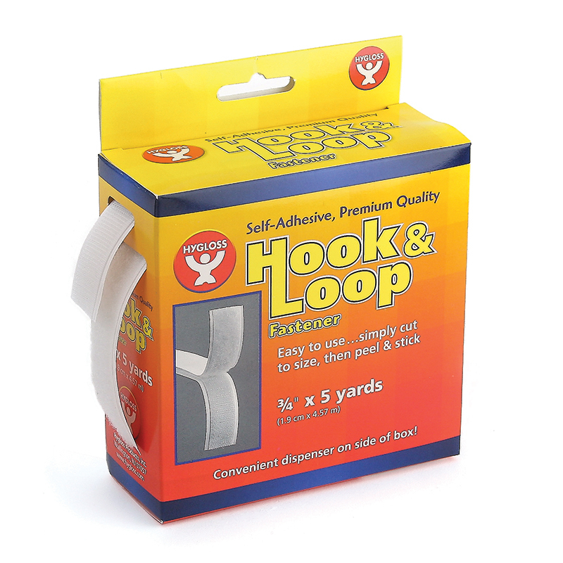 Hygloss Products Hyg45105bn Hook & Loop Fastener Roll - Pack Of 2