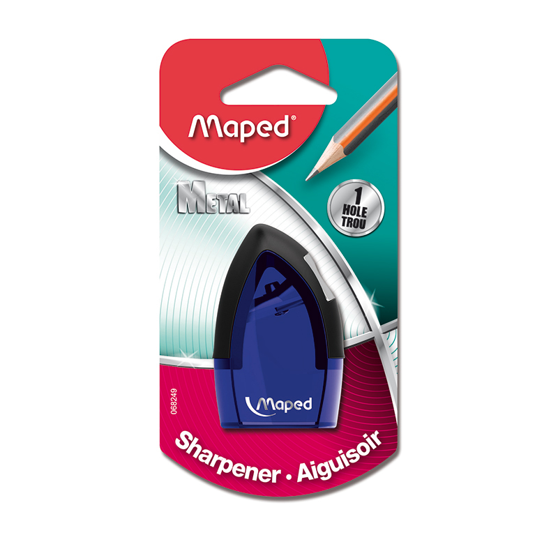 Maped Shaker Pencil Sharpener, 2-Hole - MAP634755, Maped Helix Usa