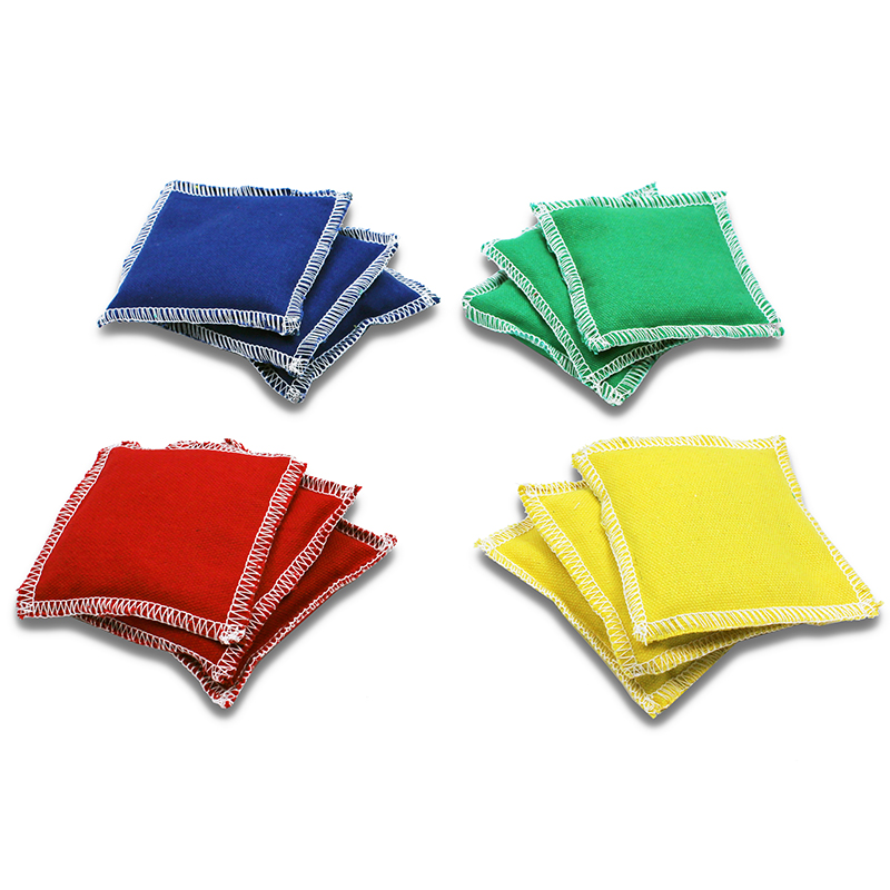 Masbb44bn 4 X 4 In. Bean Bags Nylon Cover Plastic Bead Filling - 2 Dozen - 12 Per Pack
