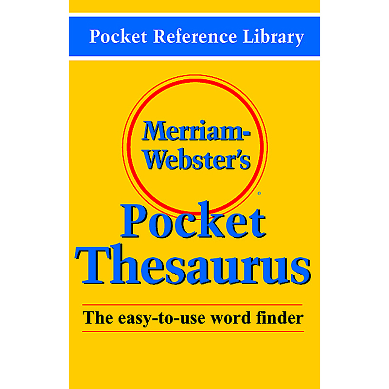 Mw-524xbn Pocket Thesaurus Hardcover - 3 Each
