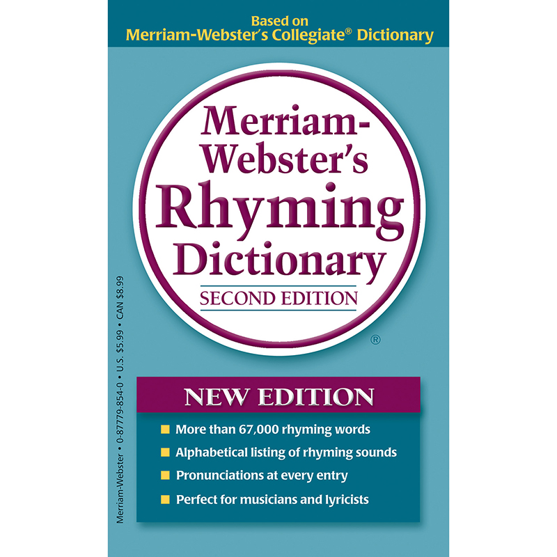 Mw-8540bn Rhyming Dictionary Paperback - 6 Each