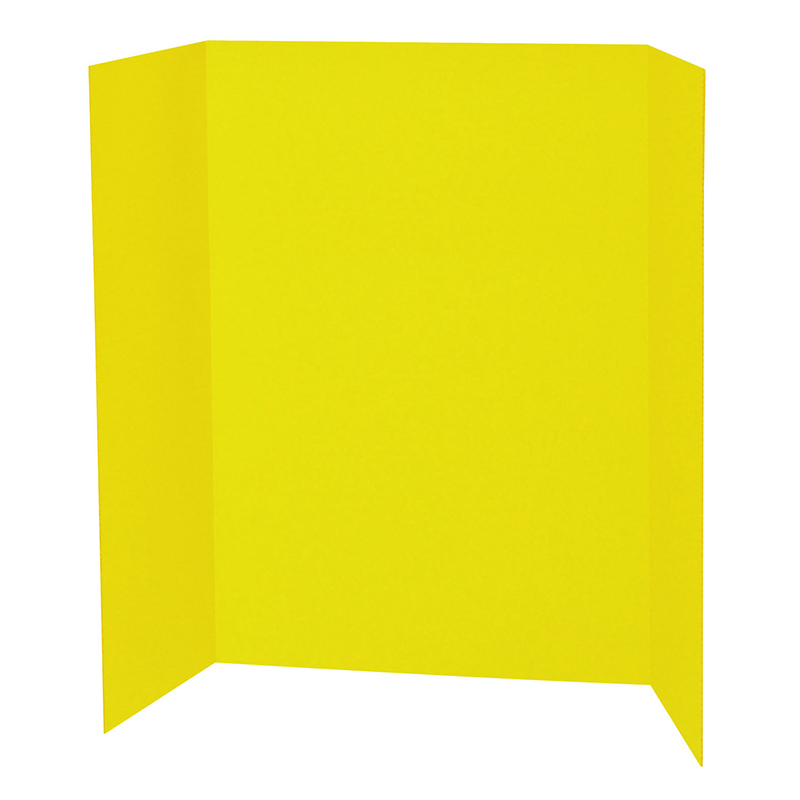 48 X 36 In. Yellow Presentation Board - 6 Each