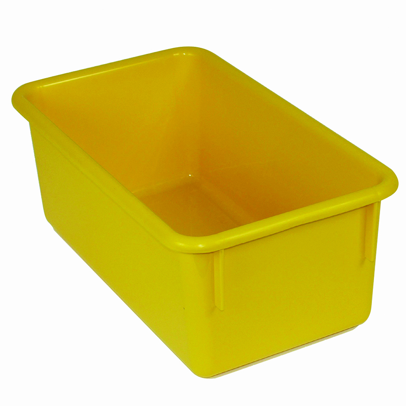 Romanoff Products Rom12103bn Plastic Stowaway Bin No Lid, Yellow - 5 Each