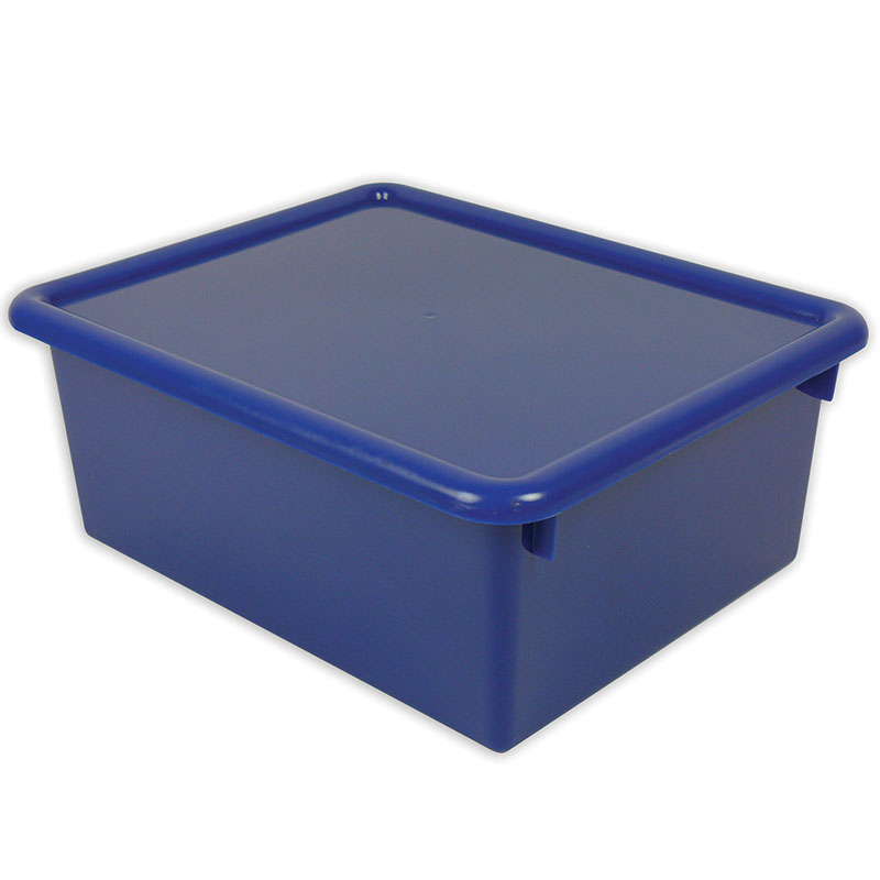 Romanoff Products Rom16004bn 13 X 10.5 X 5 In. Stowaway Blue Letter Box With Lid - 3 Each