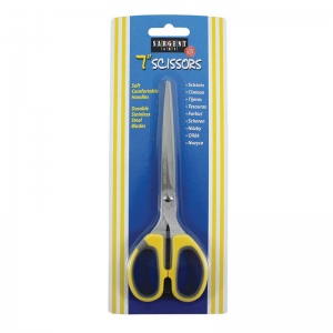 Sar220911bn 7 In. Pointed Left Or Right Handed Adult Comfy Grip Scissors - 12 Each