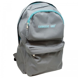 Sar985022bn Economy Backpack, Gray & Teal Zipper - 2 Each