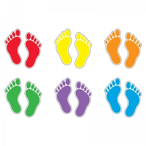T-10929bn Footprints Variety Pack Classic Accents - Pack Of 6