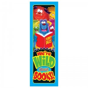 T-12050bn Wild About Books Furry Friends Bookmarks - Pack Of 12