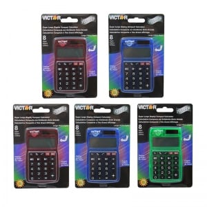Victor Technology Vct700btsbn Dual Power Pocket Calculator - 5 Each