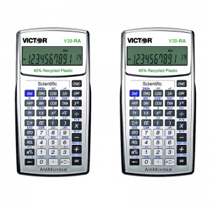Victor Technology Vctv30rabn Ten Digit Scientific Calculator With Antimicrob Protection - 2 Each