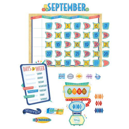 Ctp8422 Midcentury Modern Calendar Set