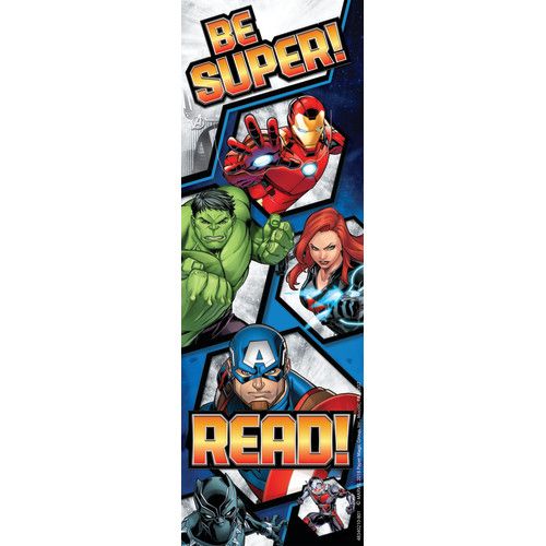 Eu-834021 Marvel Bookmarks - 2 X 6 In.