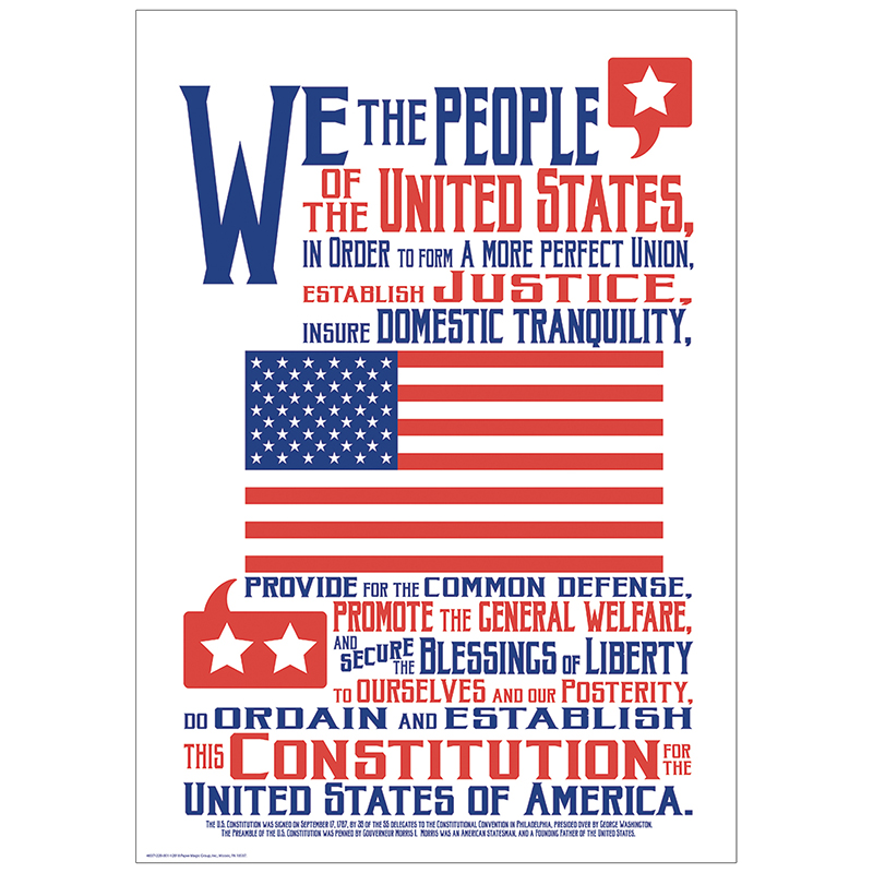 Eu-837122 Constitution 13 X 19 In. Posters