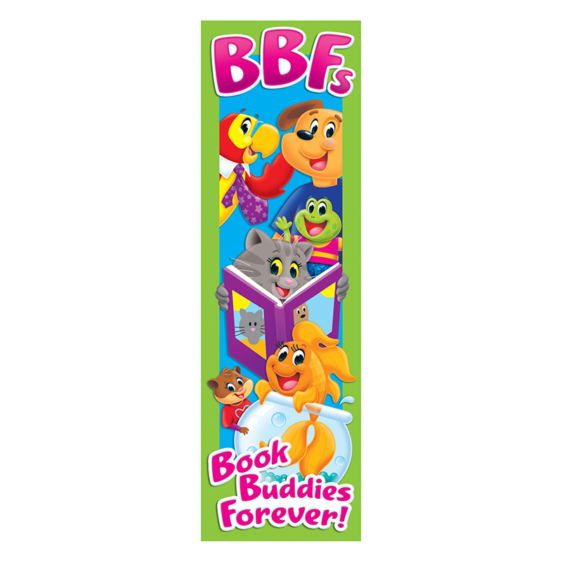 T-12130 Playtime Pal Book Buddies Bookmarks Bold Strokes Dream - 36 Count