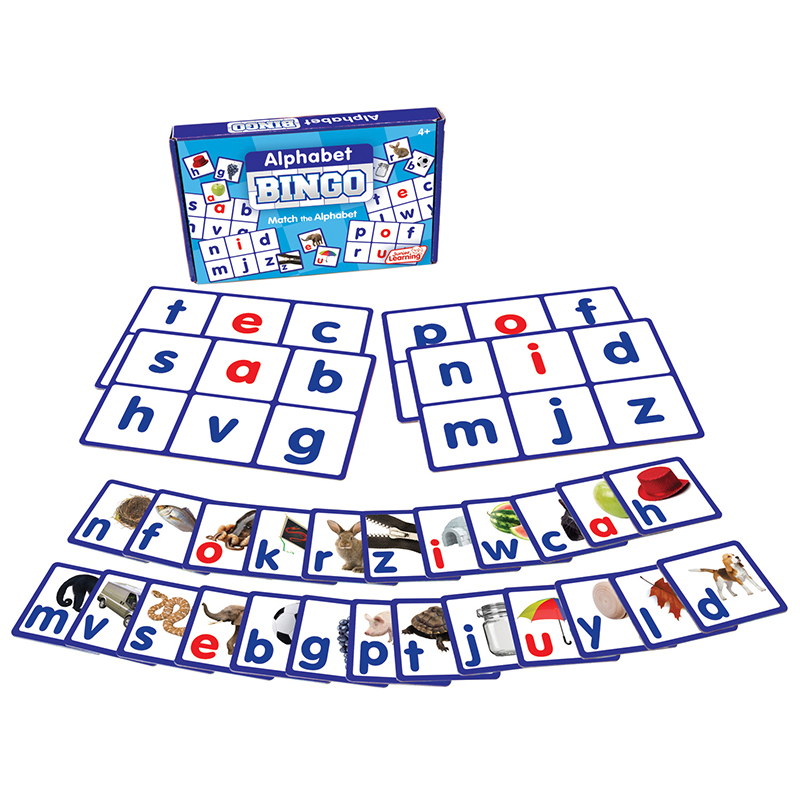 Jrl542 Alphabet Bingo Educational Game