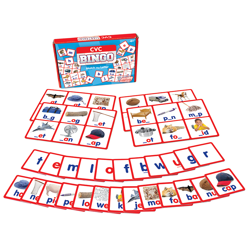 Jrl544 Cvc Bingo Educational Game