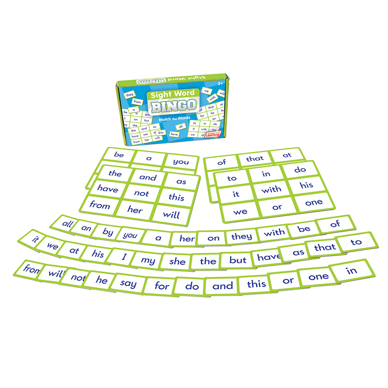 Jrl545 Sight Word Bingo Educational Game