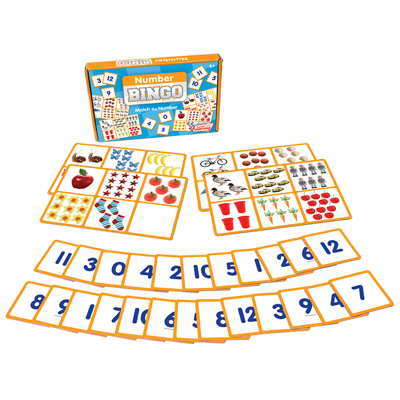 Jrl546 Number Bingo Educational Game