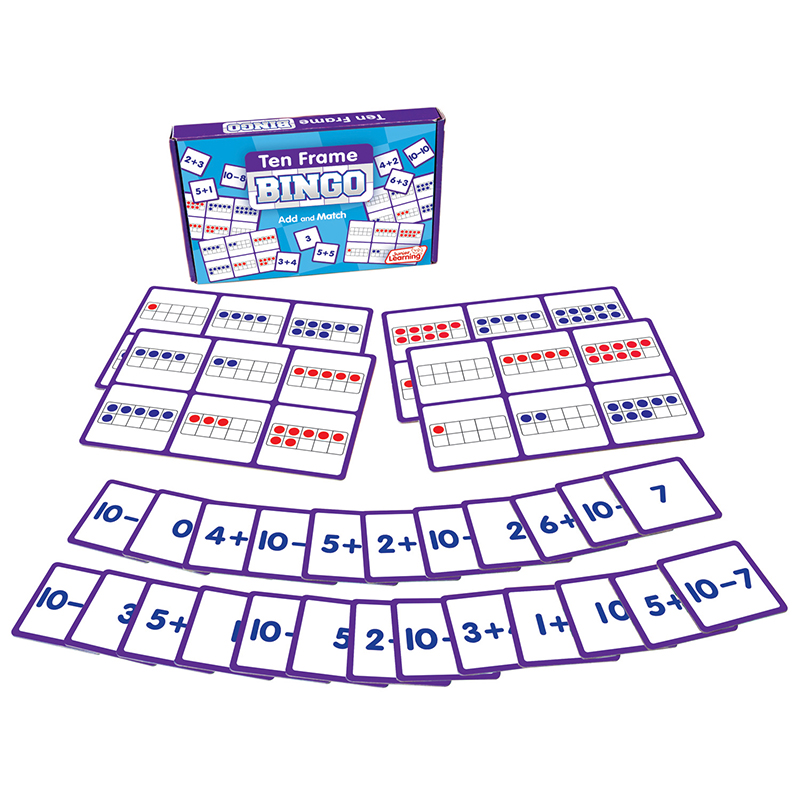 Jrl547 Ten Frame Bingo Educational Game