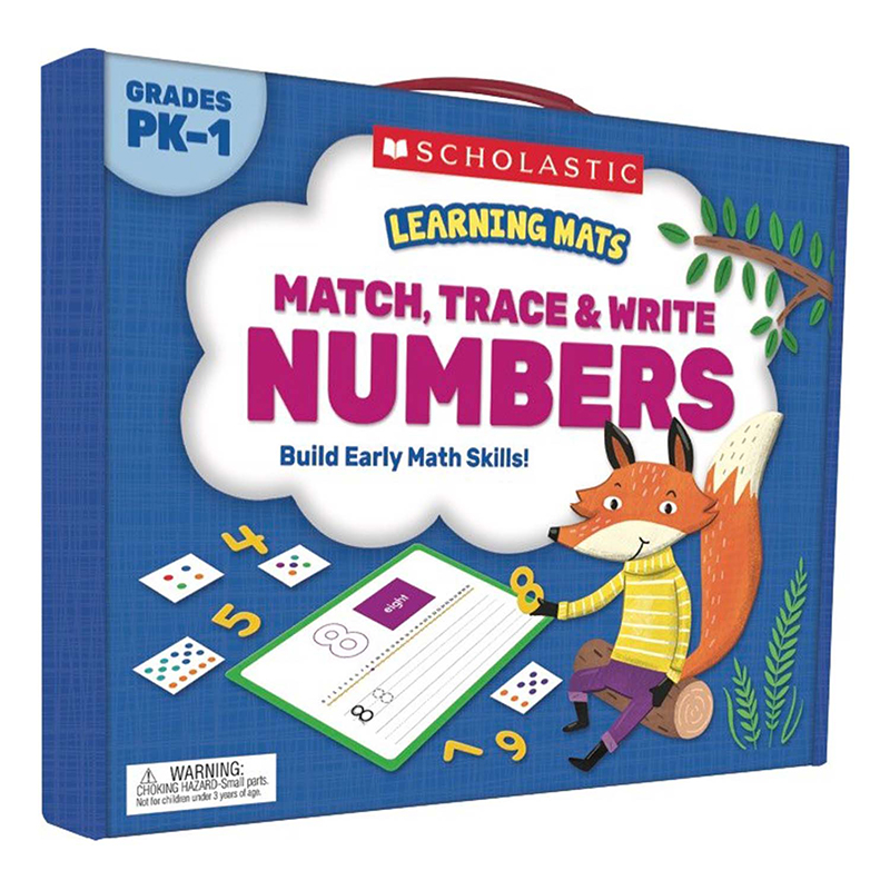 ISBN 9781338239607 product image for Scholastic Teaching Resources SC-823960 Match Trace Write Numbers Learning Mats | upcitemdb.com