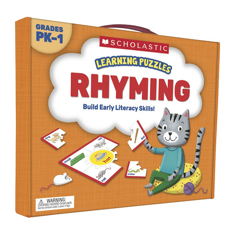 Scholastic Teaching Resources Sc-823973 Rhyming Learning Puzzles