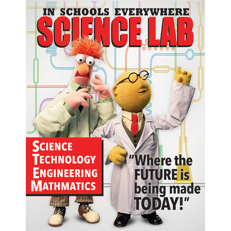 Eu-837222 17 X 22 In. Muppets Science Lab Poster