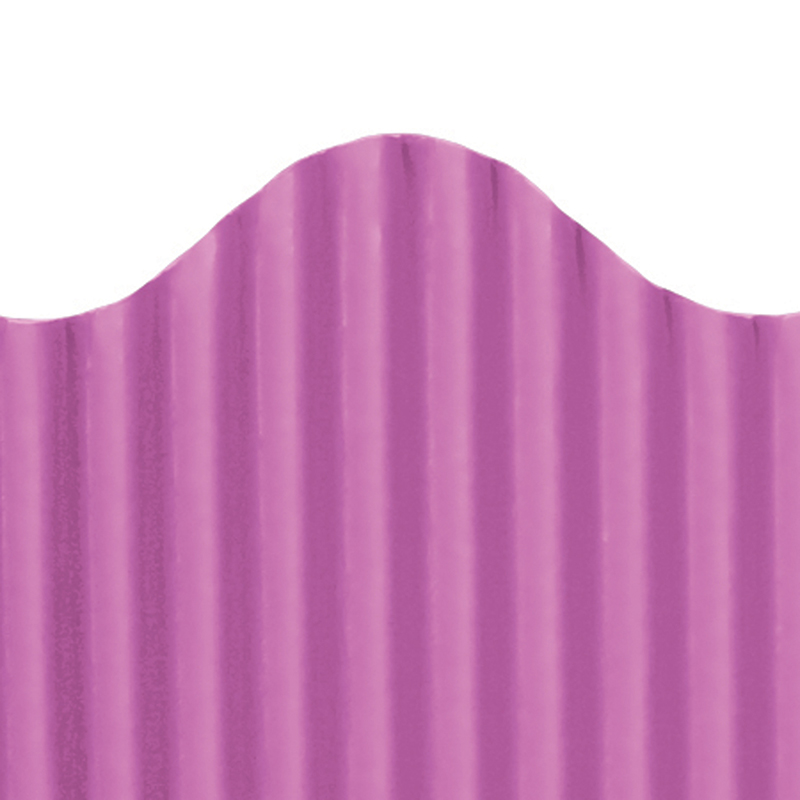50 In. Radiant Orchid Corrugated Border
