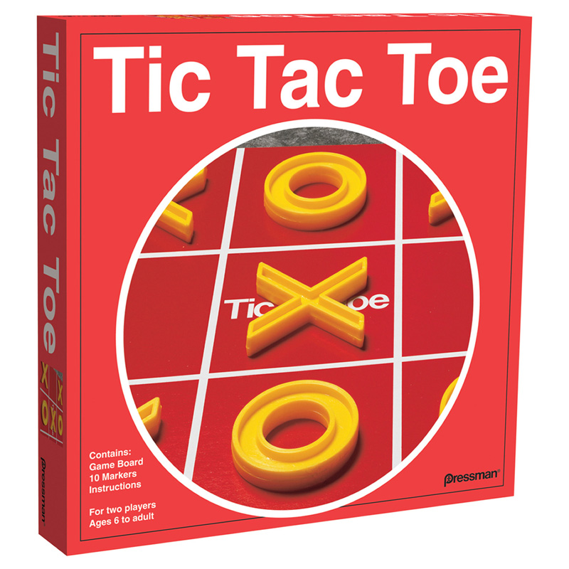 Pressman Toys Pre150512bn Tic Tac Toe Classic Game - Pack Of 6