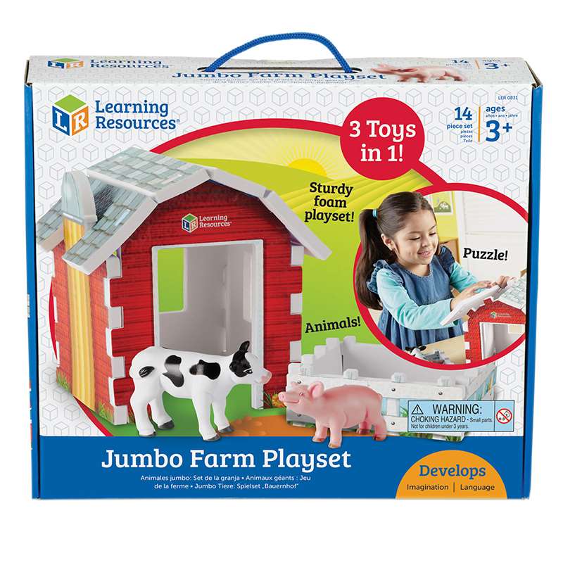 Ler0831 Jumbo Farm Play Set