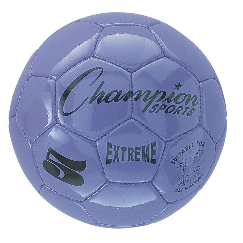 Chsex5prbn Soccer Ball Size 5 Composite, Purple - Pack Of 2