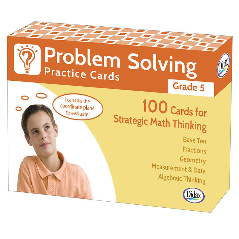 Dd-211281 Problem Solving Practice Cards Grade 5