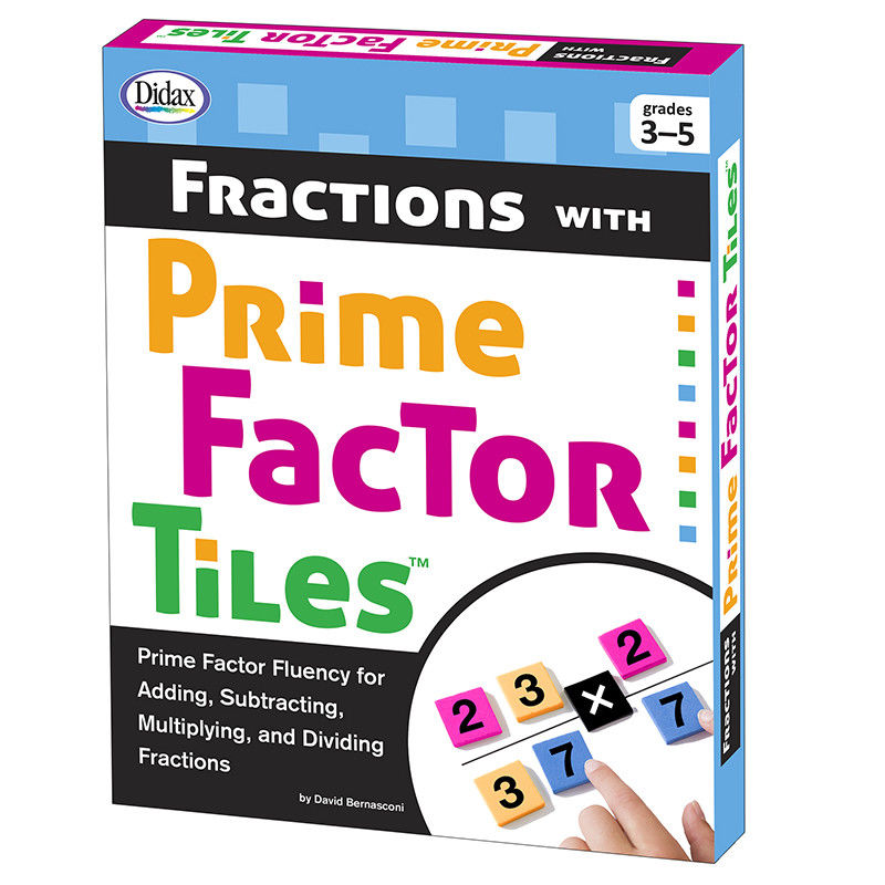 Dd-211282 Fractions With Prime Factor Tiles