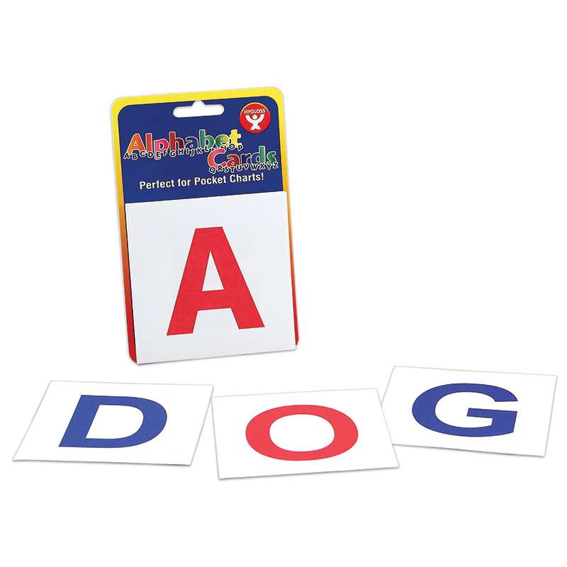 Hygloss Products Hyg61492bn Alphabet Cards, Pack Of 30 - 12 Per Pack