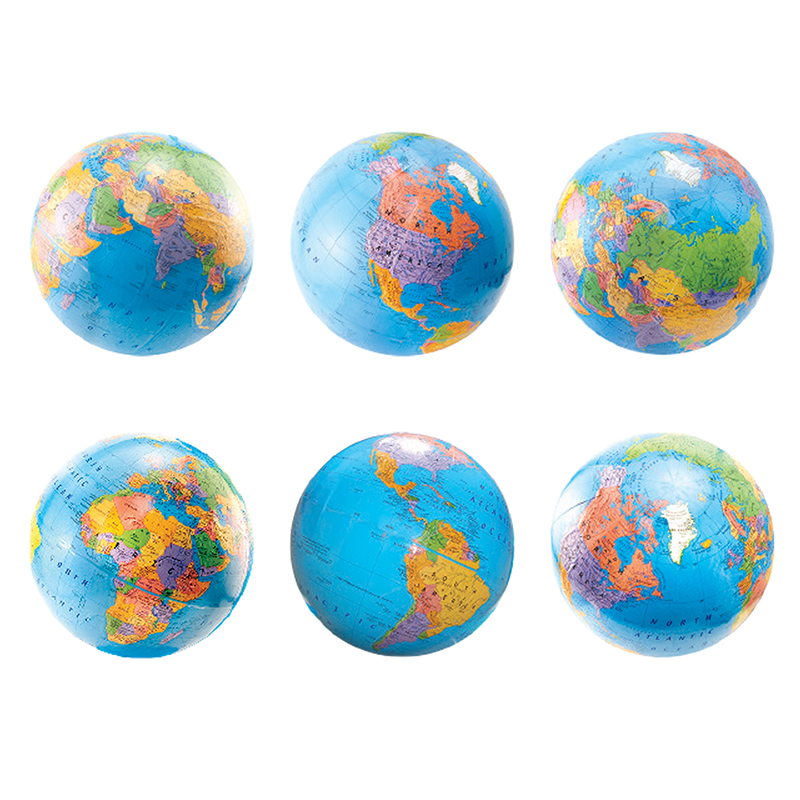 Hygloss Products Hyg33719 6 In. Globes Die Cut Accents
