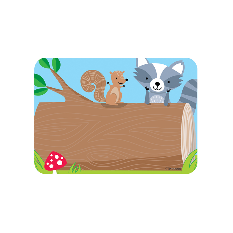 Ctp4579bn 3.5 X 2.5 In. Woodland Friends Labels - Pack Of 6