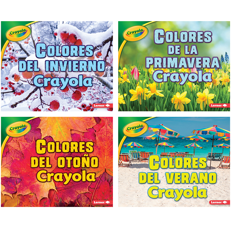 Lpb154155504x Crayola Seasons Spanish Books - Set Of 4