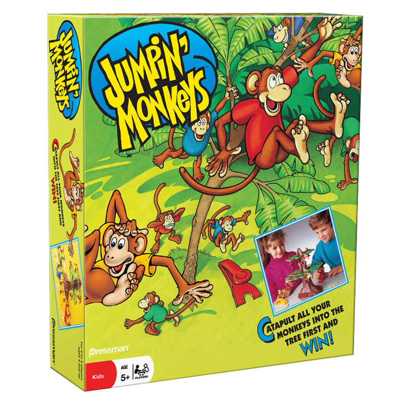 Pressman Toys Pre265606bn 2 Each Jumpin Monkeys Game