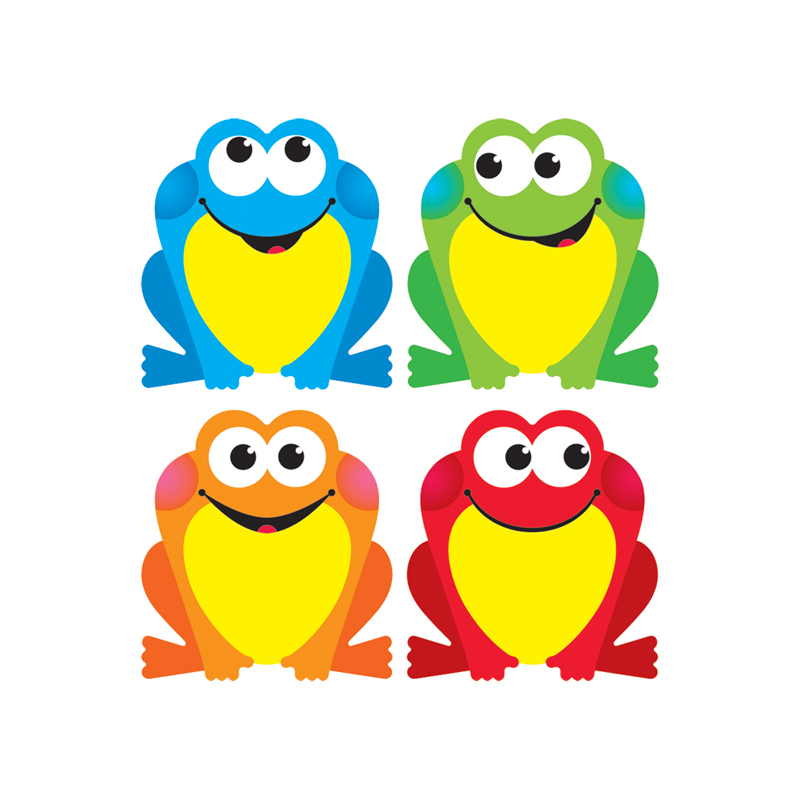 T-10893bn Colorful Frogs Mini Accents Variety Pack - Pack Of 6