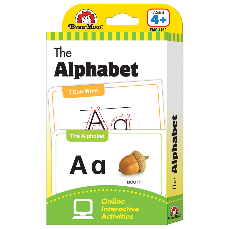 Emc4162bn Learning Line The Alphabet Flashcard Set - Grades Prek Plus - Pack Of 3