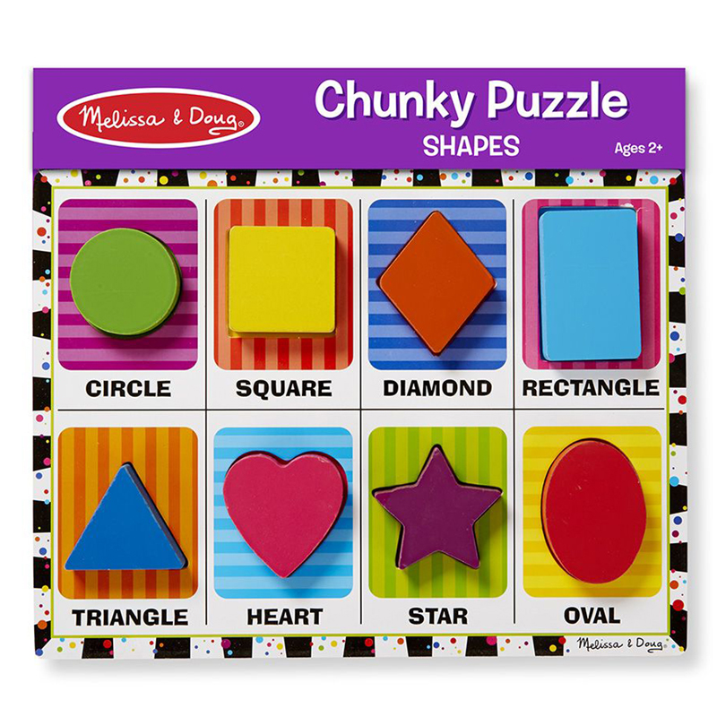 Lci3730bn 3 Each Shapes Chunky Puzzle