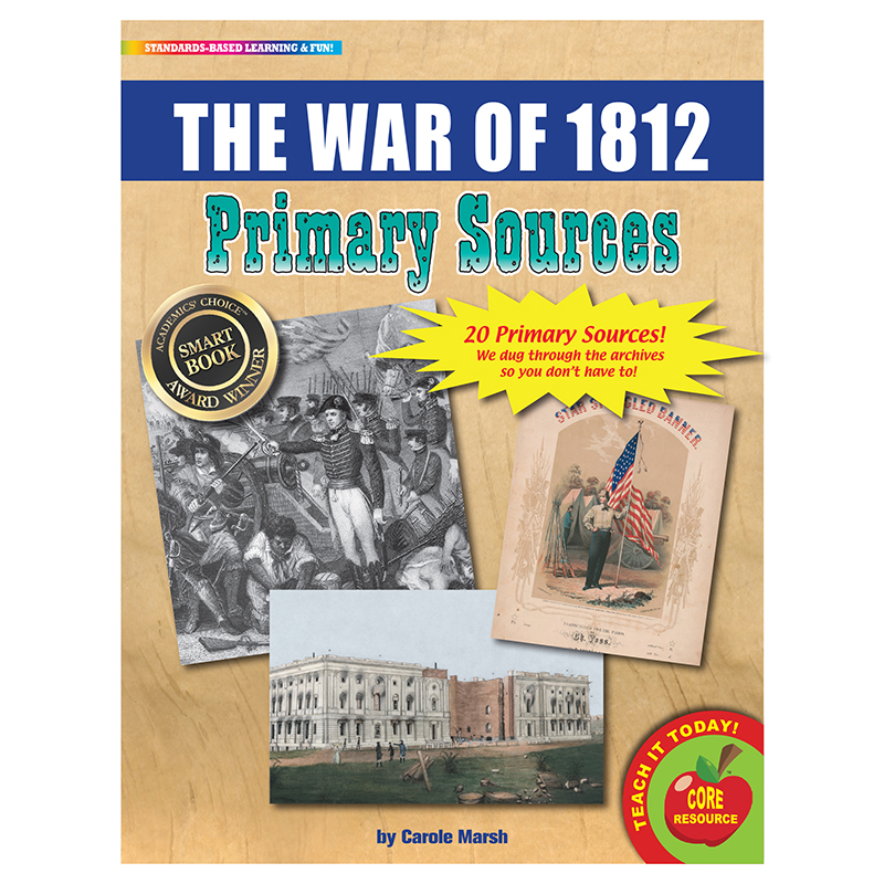 Galpspwar 8.5 X 11 In. War Of 1812 Primary Sources Pack