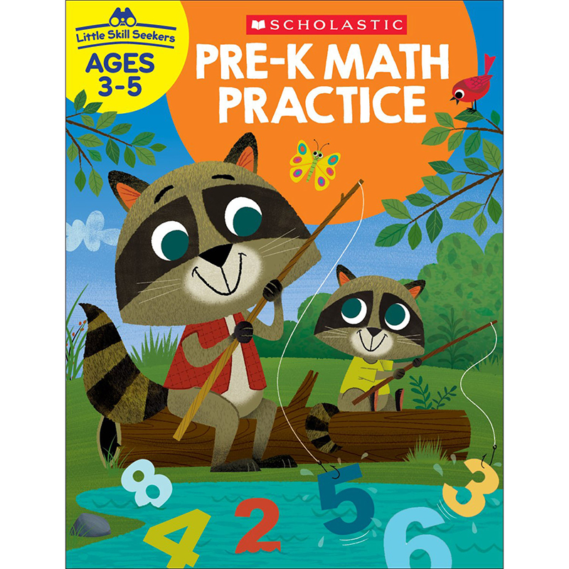 Scholastic Teaching Resources Sc-830633 Little Skill Seekers Pre-k Math Practice Activity Book