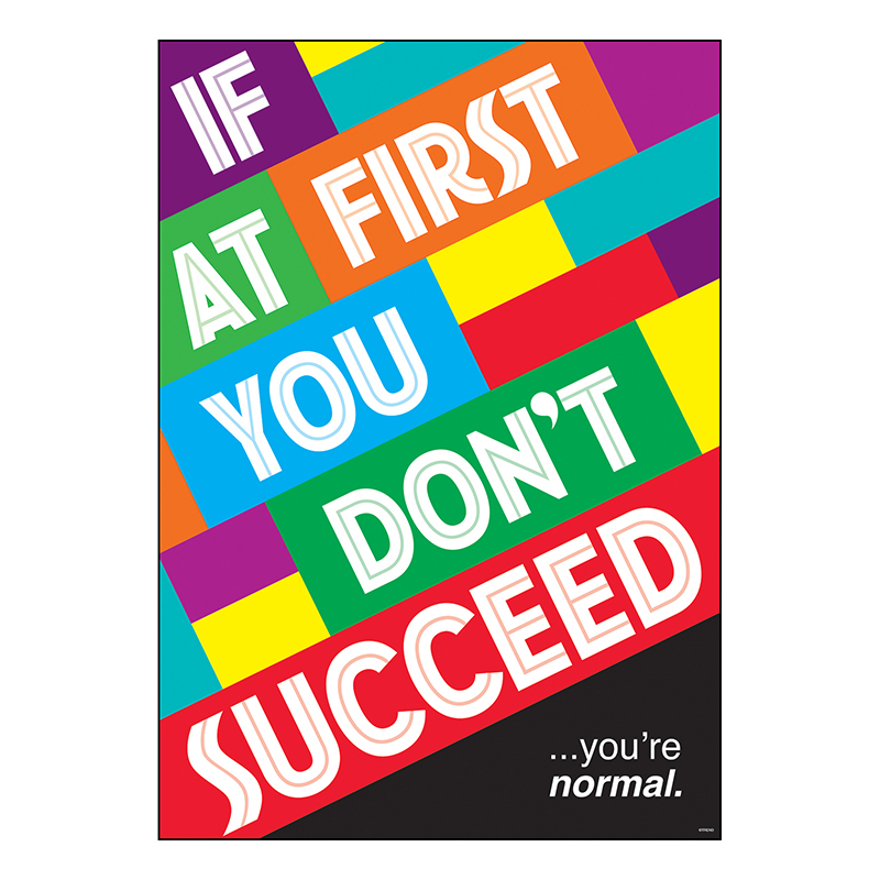 T-a67087 13.5 X 19 In. If At First You Dont Succeed Poster
