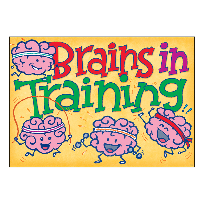 T-a67089 13.5 X 19 In. Brains In Training Argus Poster