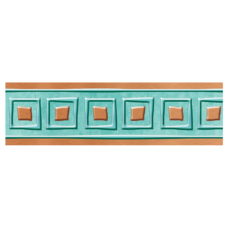 UPC 078628856019 product image for T-85601 2.75 x 35.75 in. I Heart Metal Copper Squares Bolder Borders | upcitemdb.com